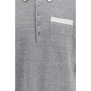 Camisa de lino gris