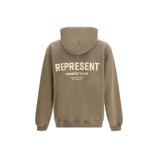 Sudadera marrón de algodón