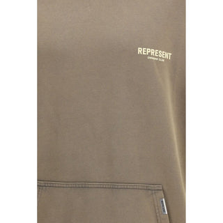 Sudadera marrón de algodón