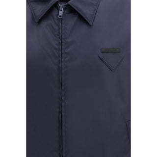 Blue Nylon Shell Jacket