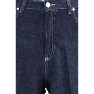 Blue Cotton Jeans Denim