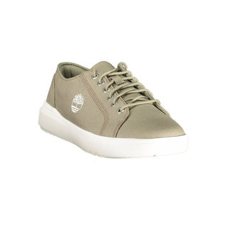 Grüner Polyester Herren Sneaker