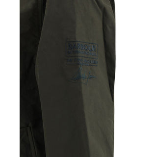 Zweifarbige Baumwoll-Bomberjacke
