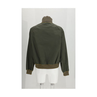 Zweifarbige Polyester-Bomberjacke