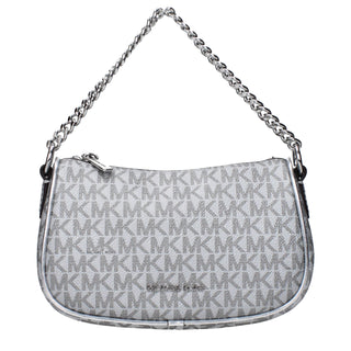 Graue Stoffhandtasche