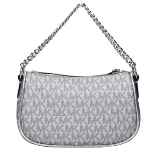 Graue Stoffhandtasche