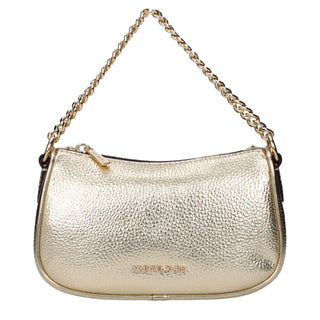 Goldene Ledertasche