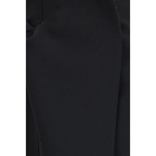 Black Polyester Cocktail Dress