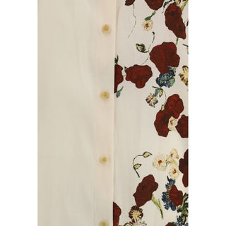 Beiges Seiden-Freizeitkleid