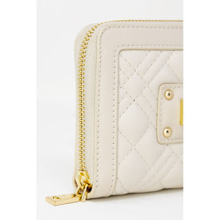 Cartera beige de polietileno  