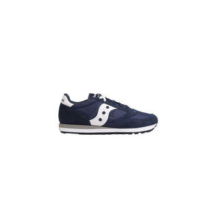 Blue Suede Leather Low Top Sneakers