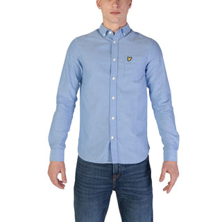 Blaues Hemd aus Bio-Baumwolle