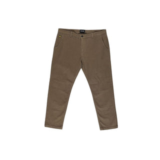 Beige Baumwoll Freizeithose