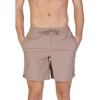 Beige Badeshorts aus Nylon