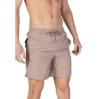 Beige Badeshorts aus Nylon