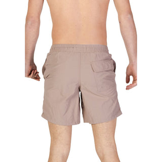 Beige Badeshorts aus Nylon