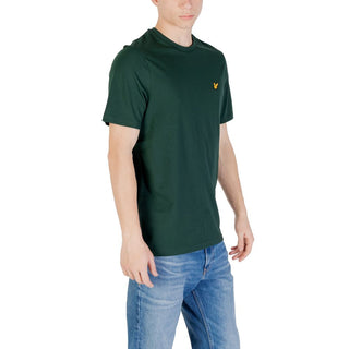 Camiseta de algodón verde