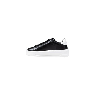 Black And White Synthetic Chunky Sneakers