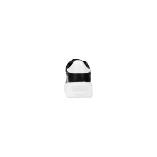 Black And White Synthetic Chunky Sneakers