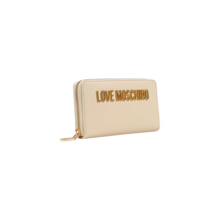 Beige Polyethylen-Brieftasche