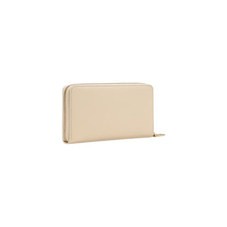 Beige Polyethylen-Brieftasche