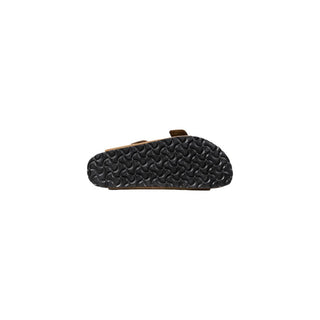 Braune Wildleder-Sandalen