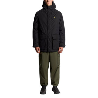 Black Polyester Parka