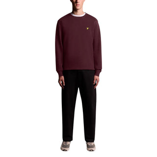 Bordeaux-Baumwoll-Sweatshirt