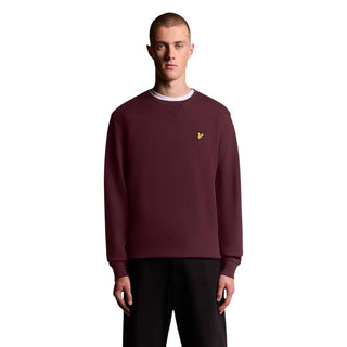 Bordeaux-Baumwoll-Sweatshirt