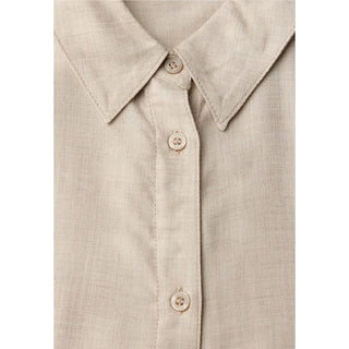 Beige Viskosebluse