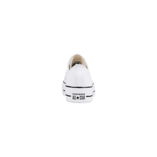 Zapatillas blancas de plataforma de cuero