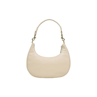 Cream Polyethylene Handbag