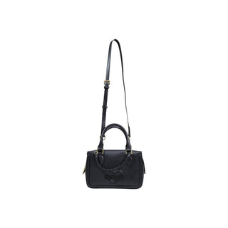 Schwarze Polyethylen-Handtasche