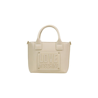 Bolso de polietileno crema