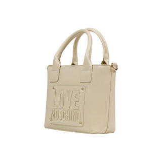 Bolso de polietileno crema