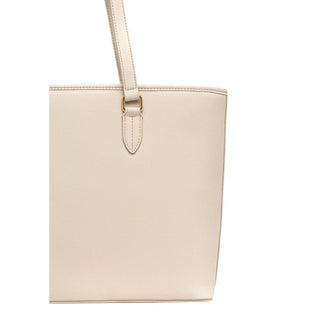 Beige Polyethylene Handbag