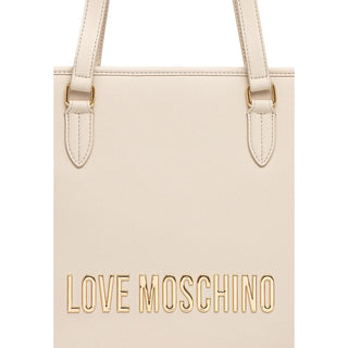 Beige Polyethylene Handbag