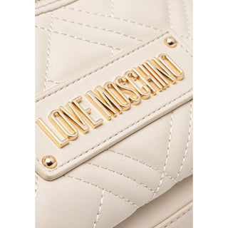 Beige Polyethylene Backpack