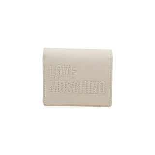 Beige Polyethylen-Brieftasche