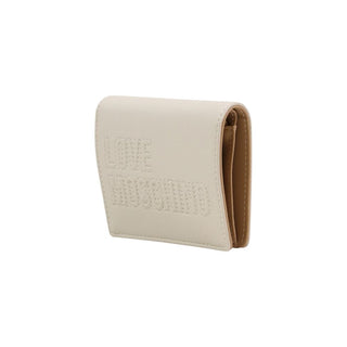 Beige Polyethylen-Brieftasche