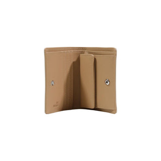 Beige Polyethylen-Brieftasche