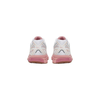 White Textile Athletic Sneakers