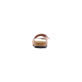 Multicolor Leather Flat Sandals