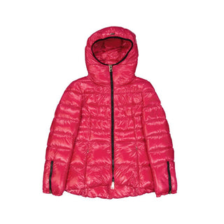 Chaqueta larga de poliamida multicolor