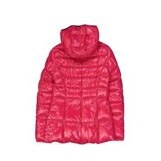 Chaqueta larga de poliamida multicolor