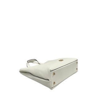 Bolso de mano blanco de PU para mujer