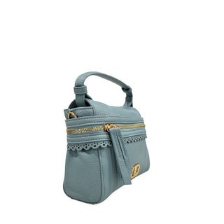 Bolso de mano azul de PU para mujer