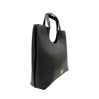 Bolso de hombro negro de PU para mujer