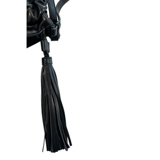 Bolso de hombro negro de PU para mujer