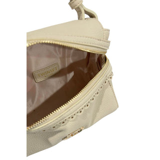 Beige Damenhandtasche aus PU-Leder